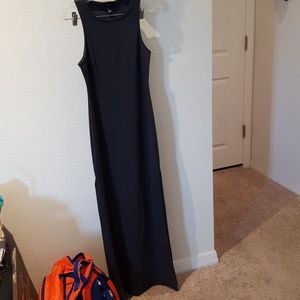 Gray long dress